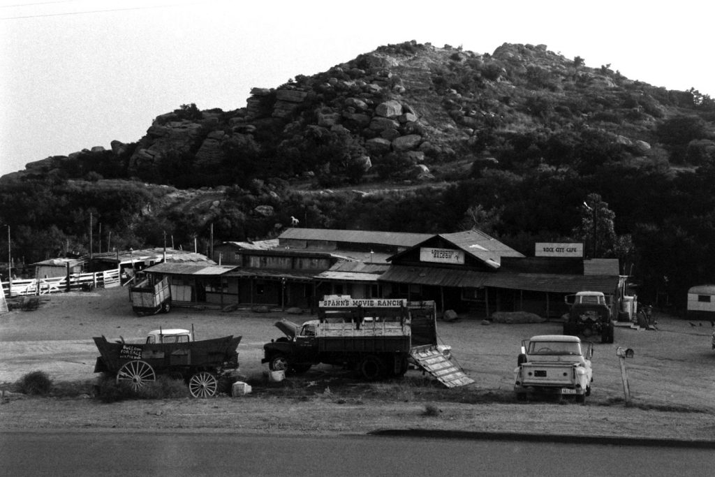 The Spahn Movie Ranch, home to the Manson Family in the late 1960s and occasional location for filming of Westerns.