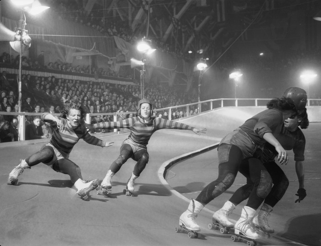 Women's Roller Derby, Chicago, 1948.