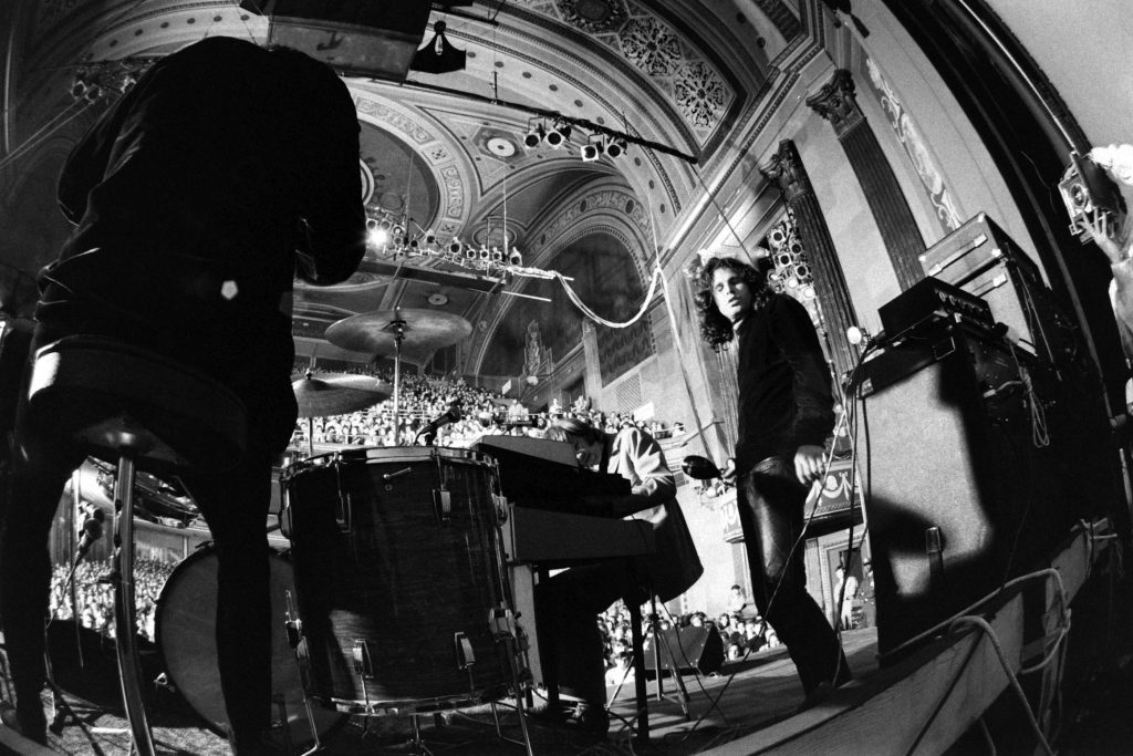 The Doors perform at New York City's Fillmore East in 1968.