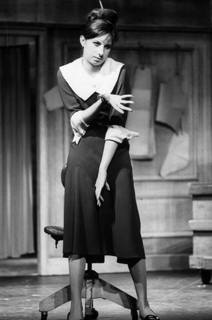 Barbra Streisand in the 1962 Broadway play I Can Get It For You Wholesale.