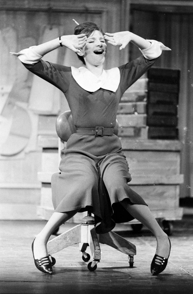 Barbra Streisand in the 1962 Broadway play I Can Get It For You Wholesale.