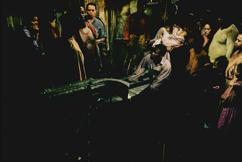 Scene from the set of 'Porgy and Bess,' 1959.