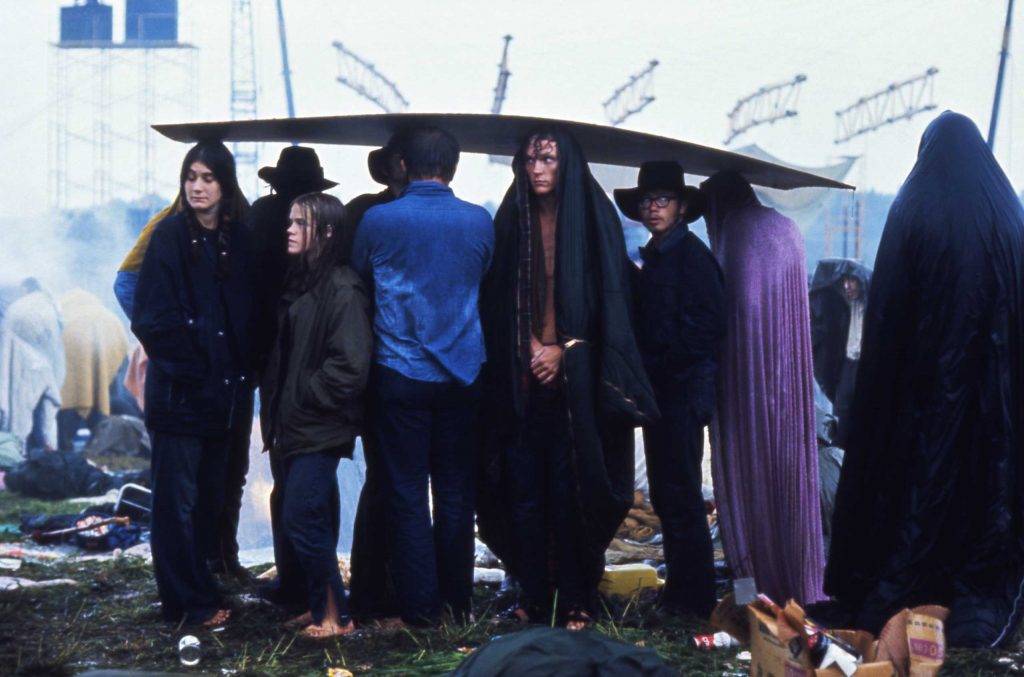 Woodstock Music & Art Fair, August 1969.