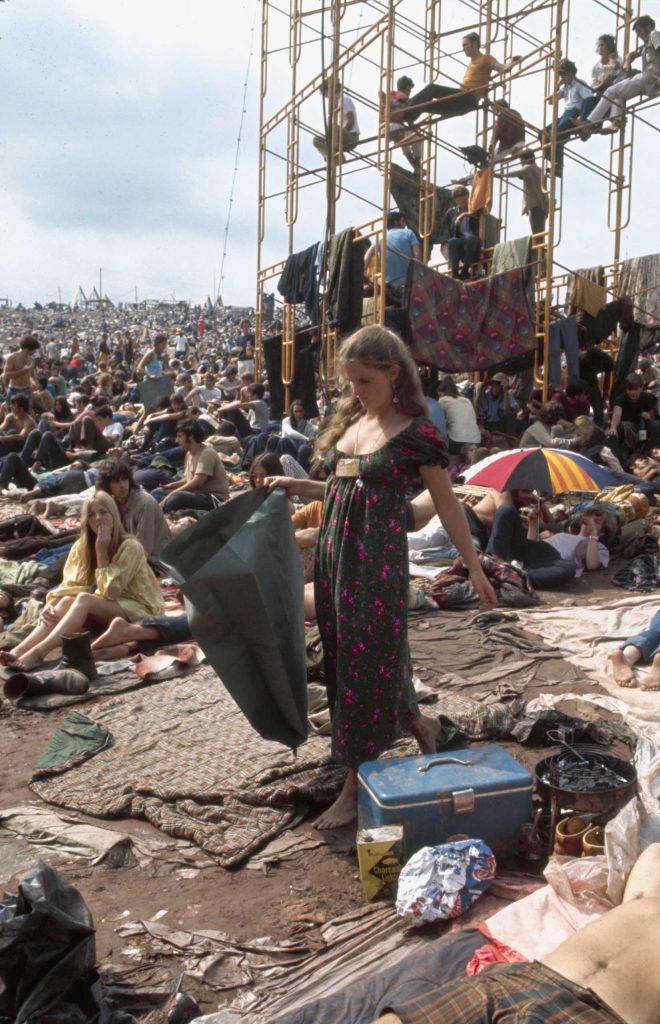Woodstock Music & Art Fair, August 1969.