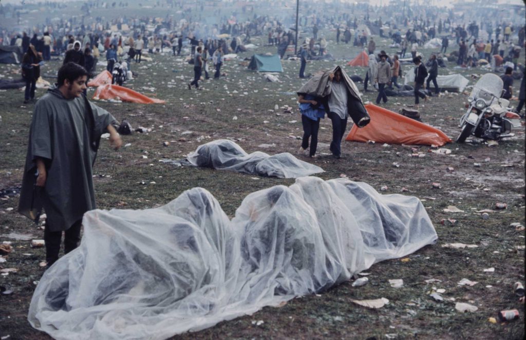 Woodstock Music & Art Fair, August 1969.